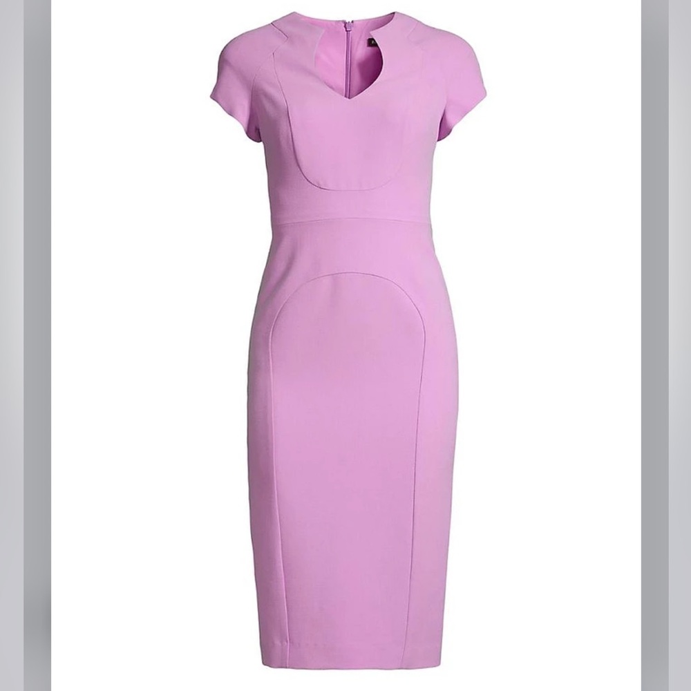 Black Halo Gypsie Rose Cap Sleeve Sheath Dress NWT Size 10